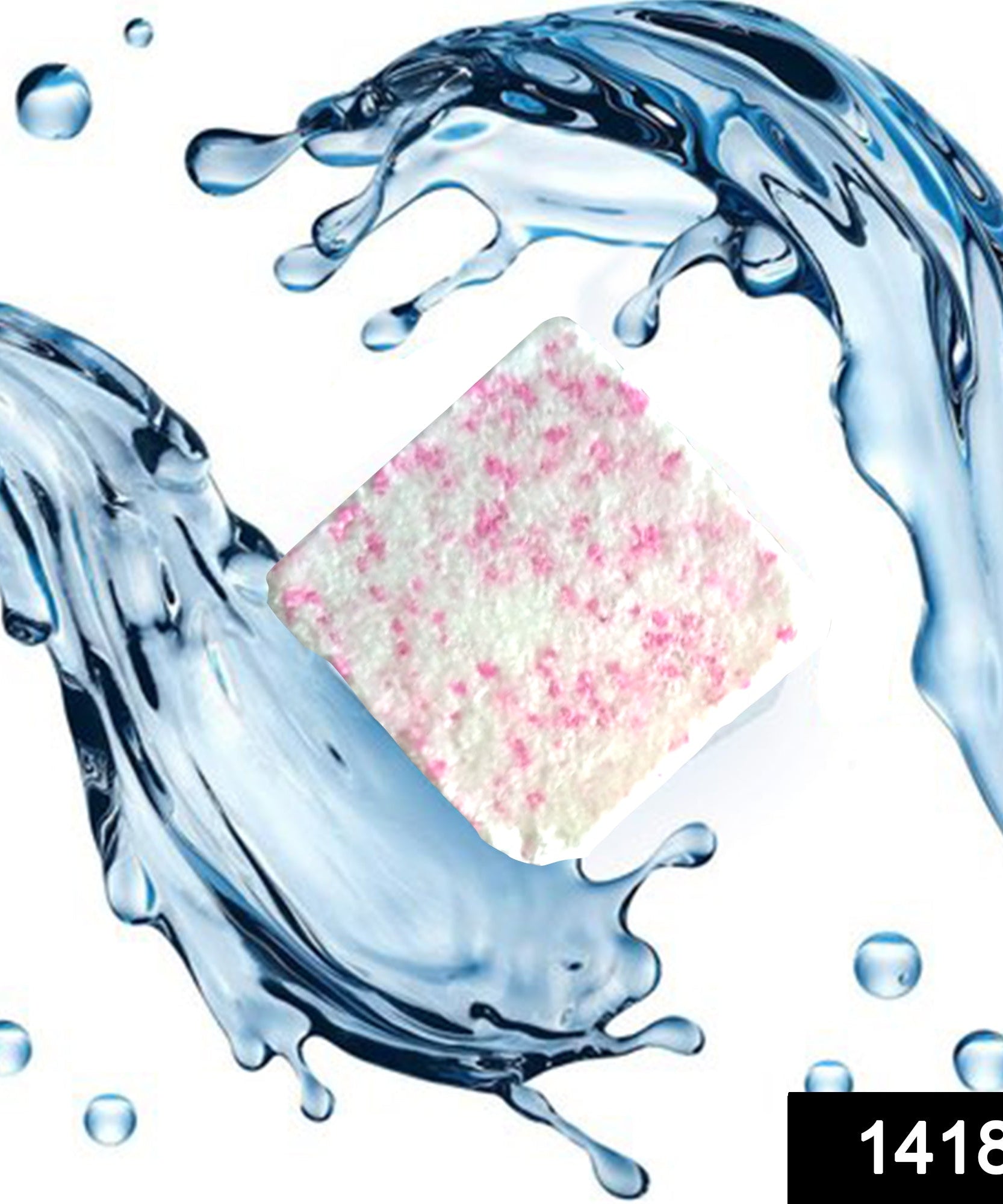 Box of lavender-scented washing machine cleaning tablets