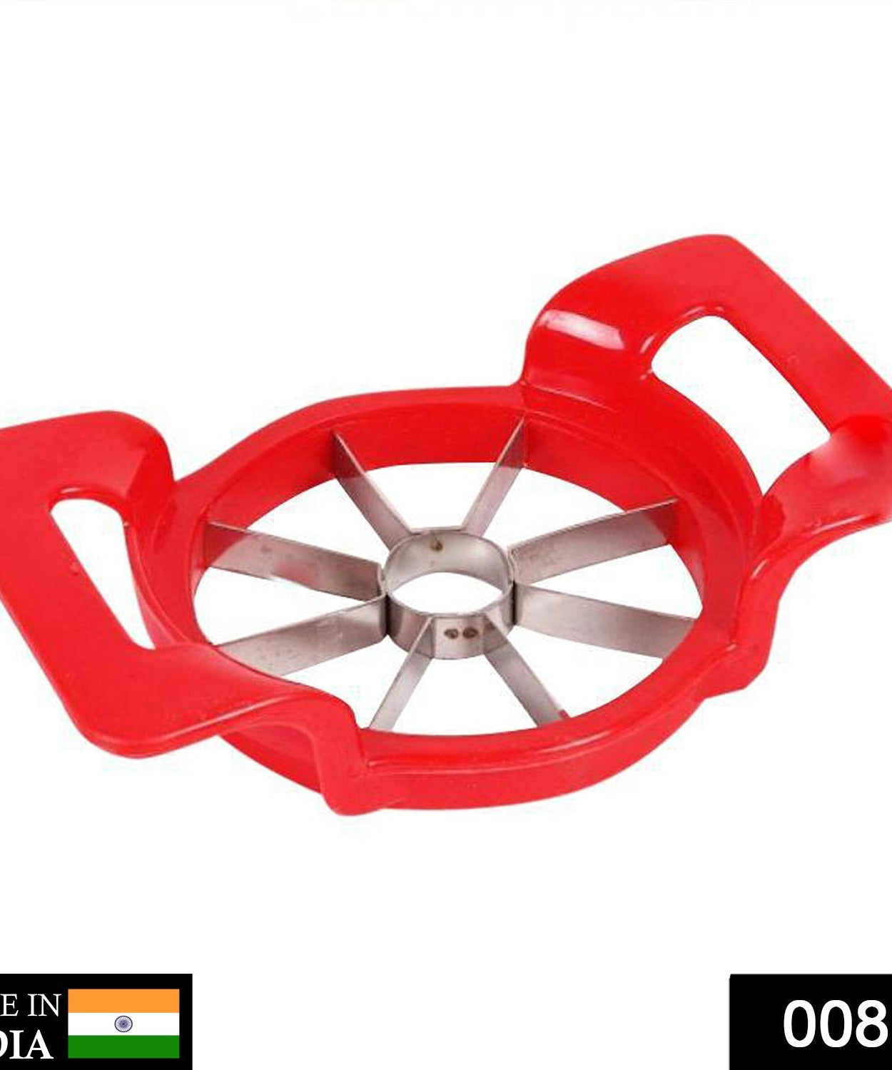 Colorful apple cutter for efficient slicing.