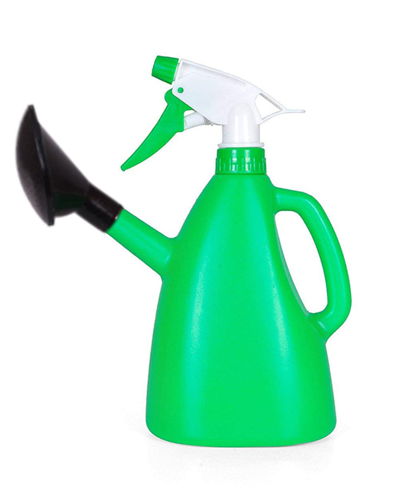 Watering can with hand sprayer feature for plants.