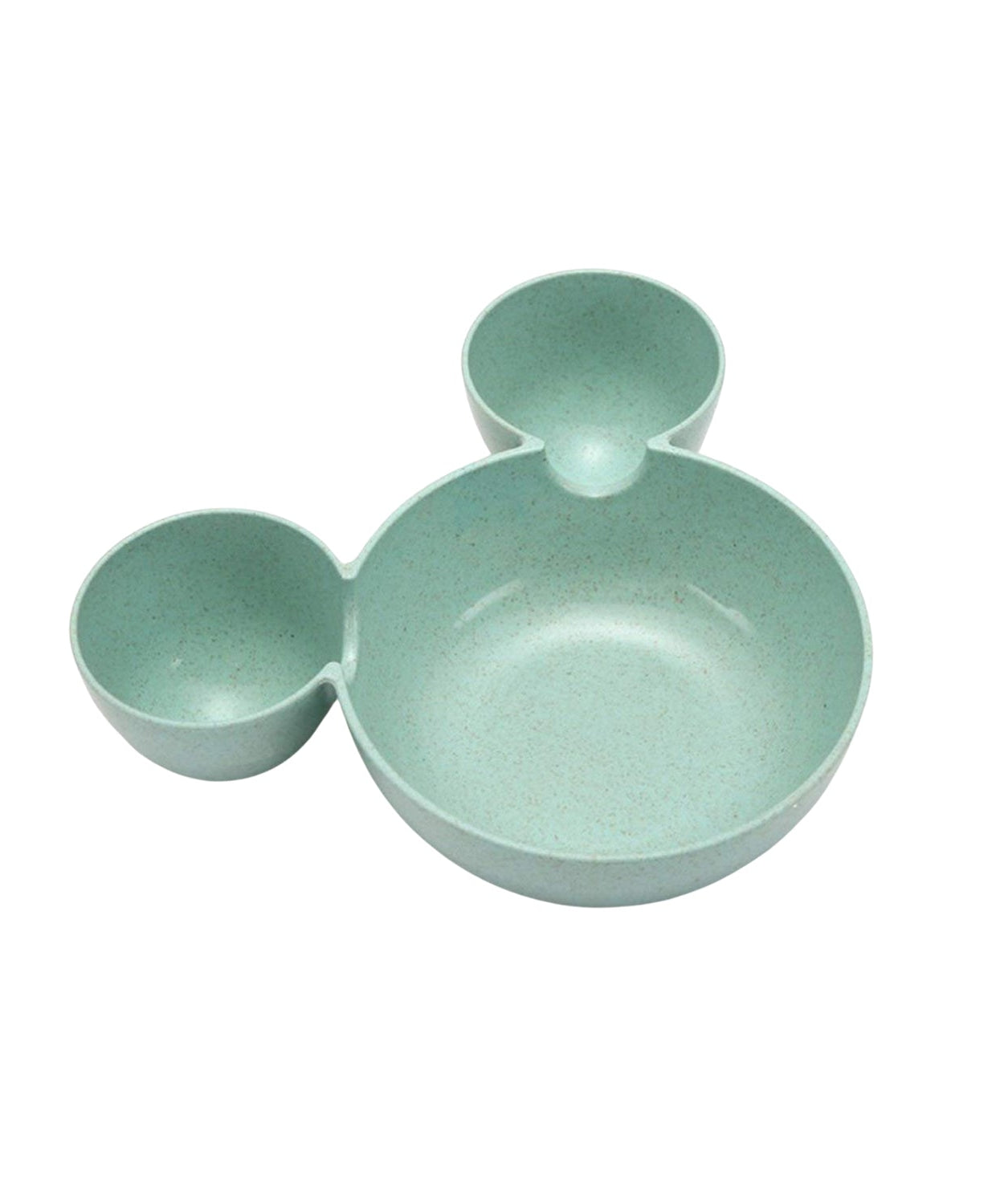 Mickey Shaped Kids / Snack Serving Sectioned Plate