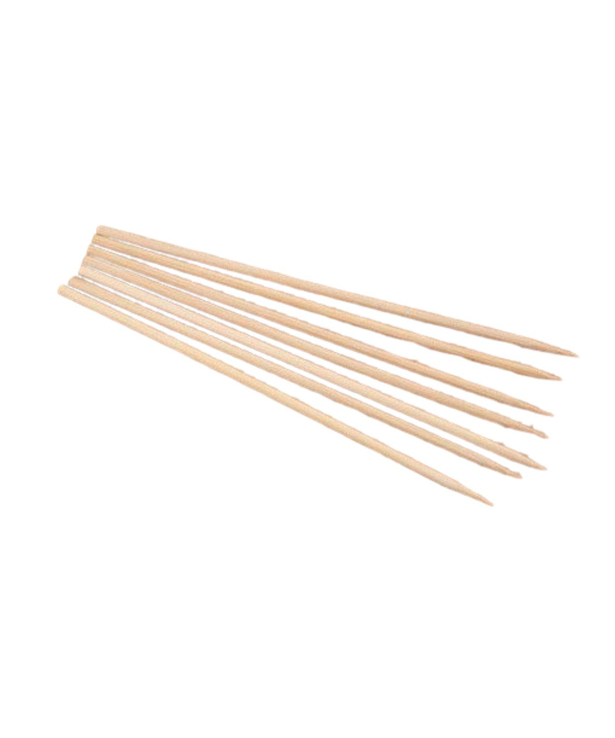 Camping Wooden Color Bamboo BBQ Skewers Barbecue Shish Kabob Sticks Fruit Kebab Meat Party Fountain Bamboo BBQ Sticks Skewers Wooden (30cm)