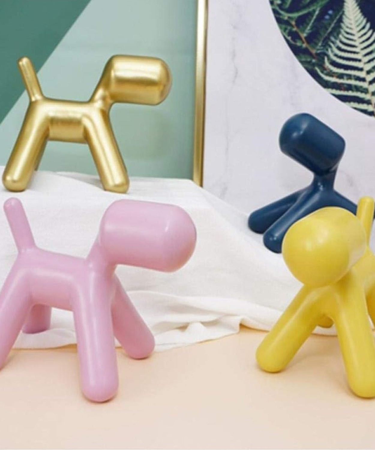 Plastic Cute Animal Puppy Chair,Creative Dog Low Footstool,Cartoon Foot Rest Stool for Bedroom Living Room Entrance Gift (1 Pc)