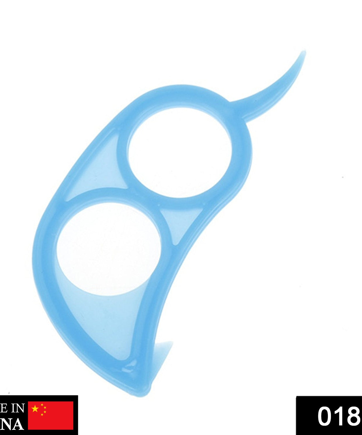 Creative ring-shaped peeler for oranges, snail design.