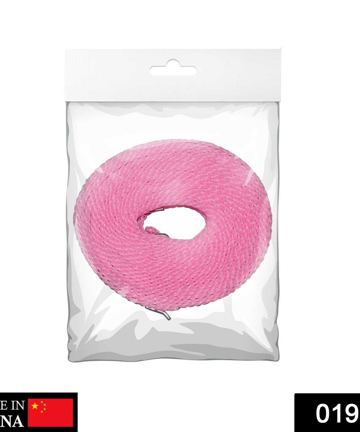 Clothesline Drying Nylon Rope with Hooks