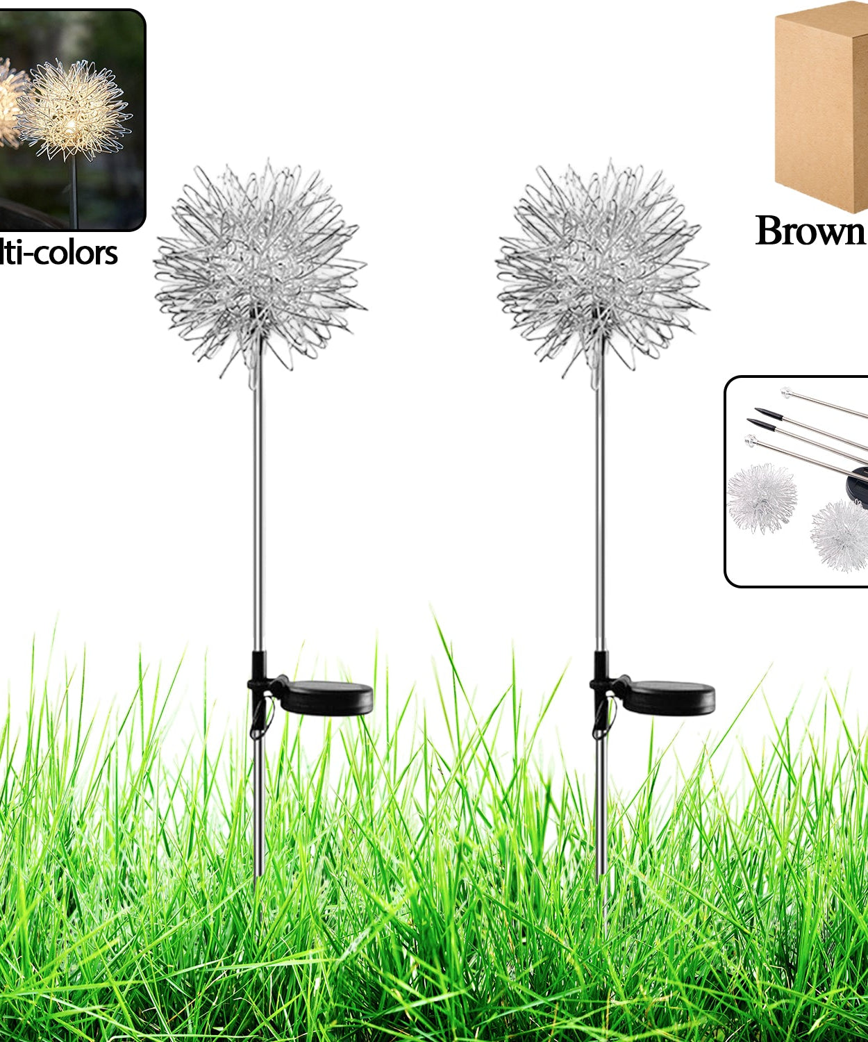 Solar Powered Dandelion Garden Lights