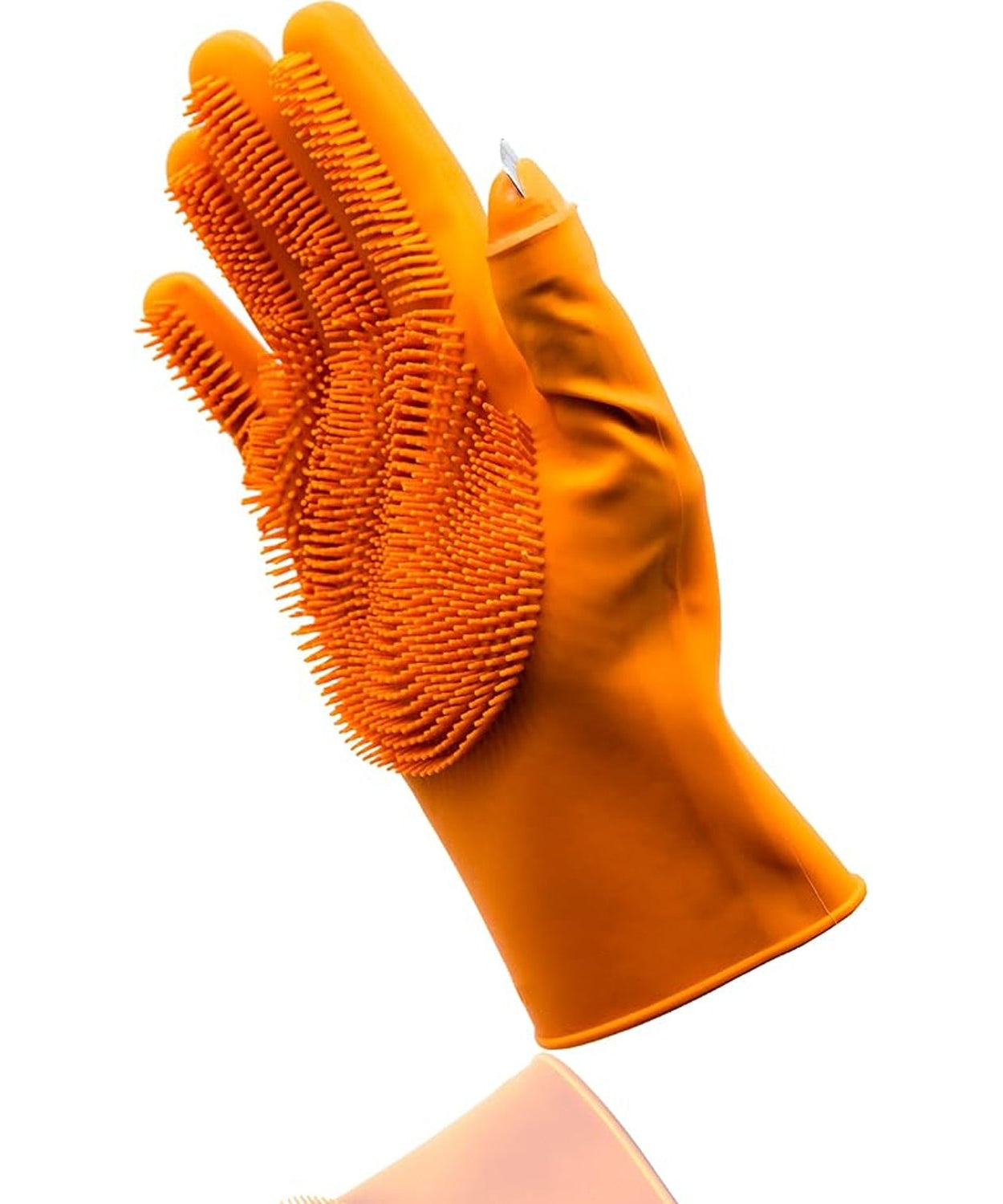 Silicone Glove with Multi-Function Blade for Cutting and Cleaning Vegetables Fruit and Other Cultures Gardening Tool (1 Pc)