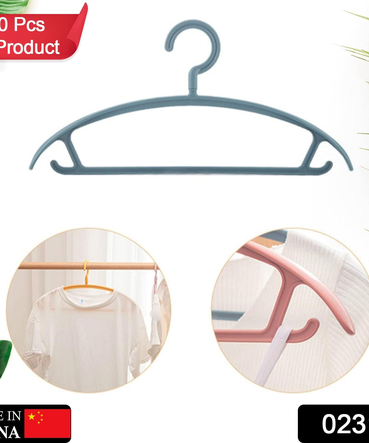 Durable space-saving hangers