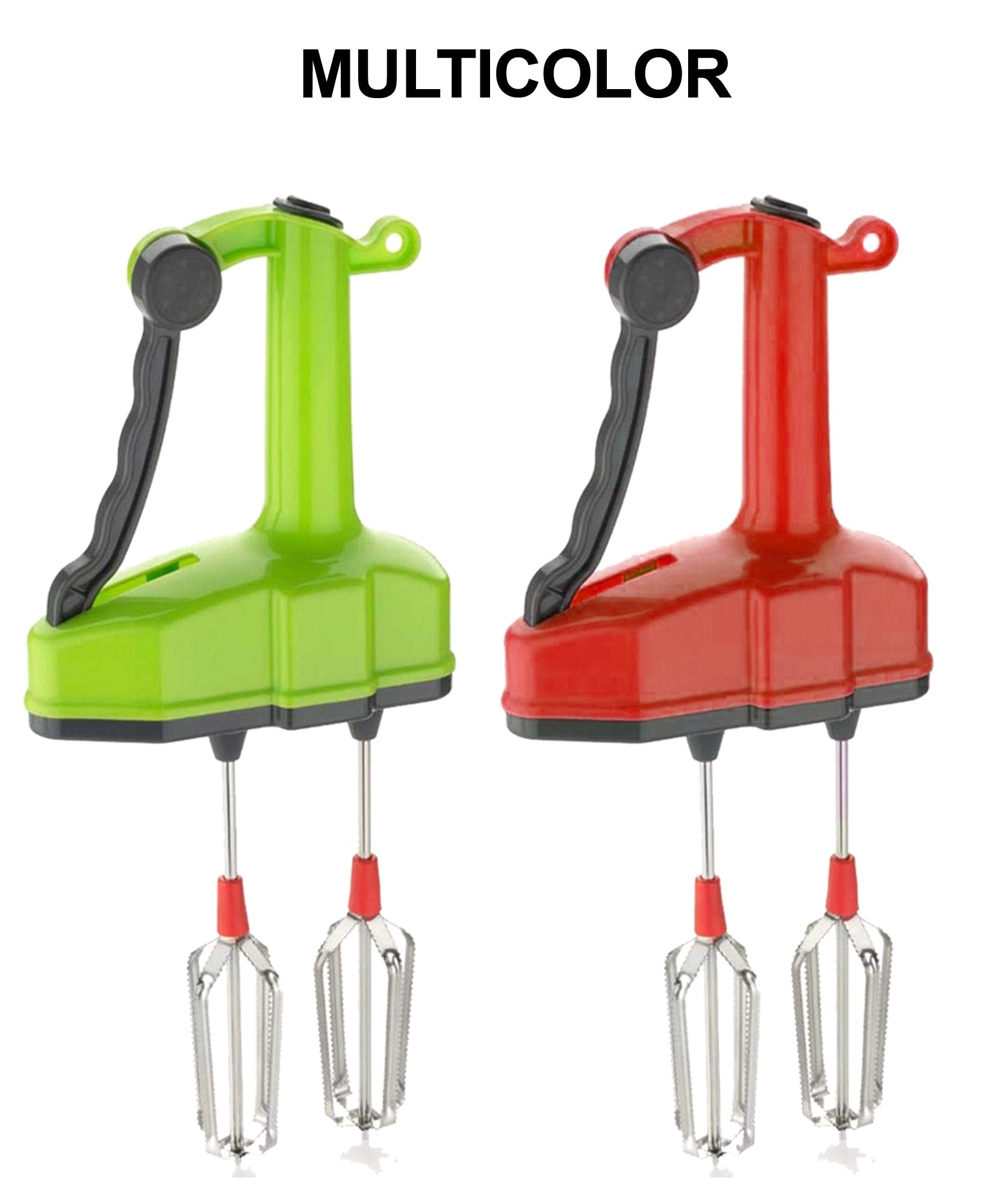 Power-free hand blender and beater for mixing