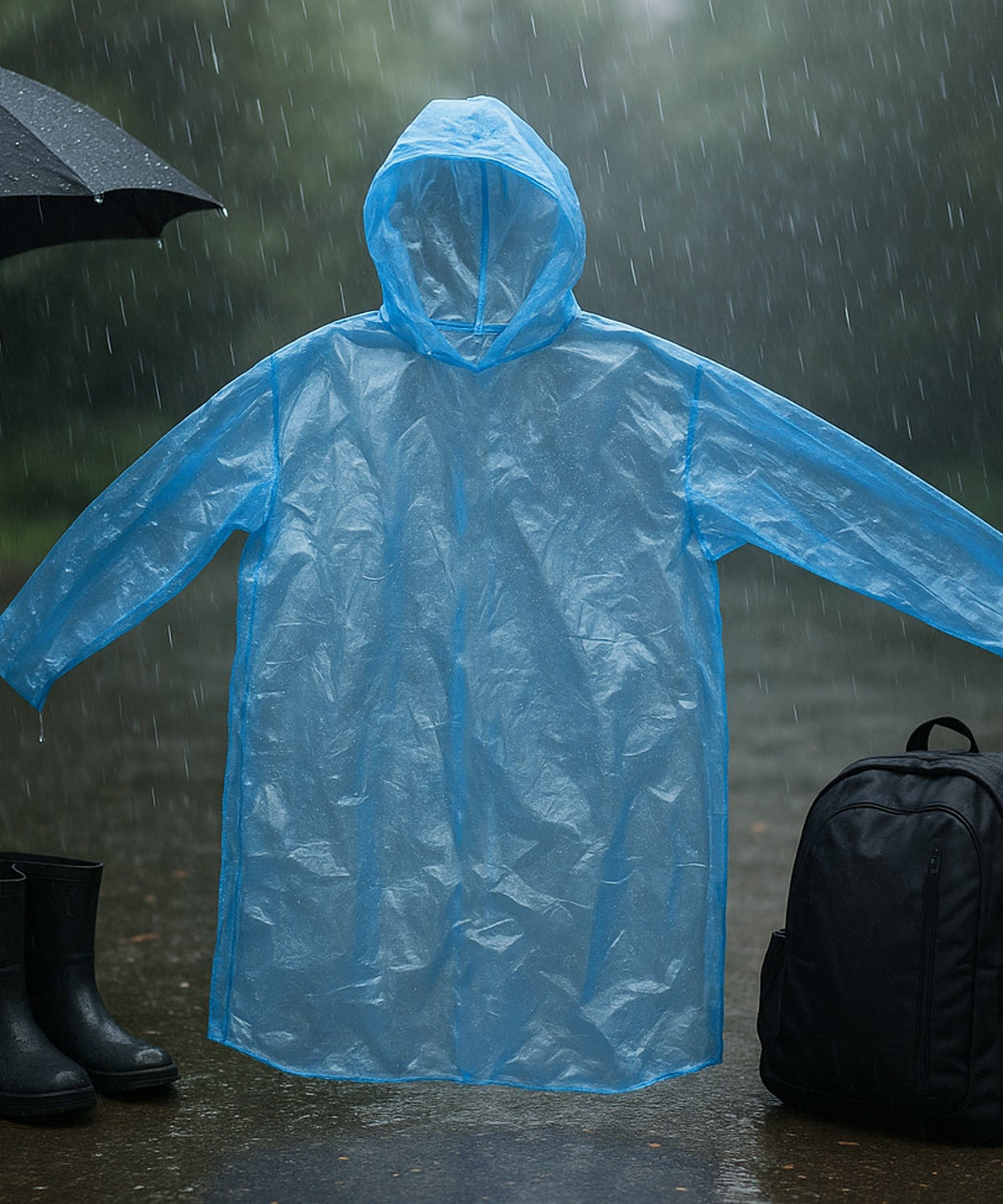  Disposable Rain Poncho