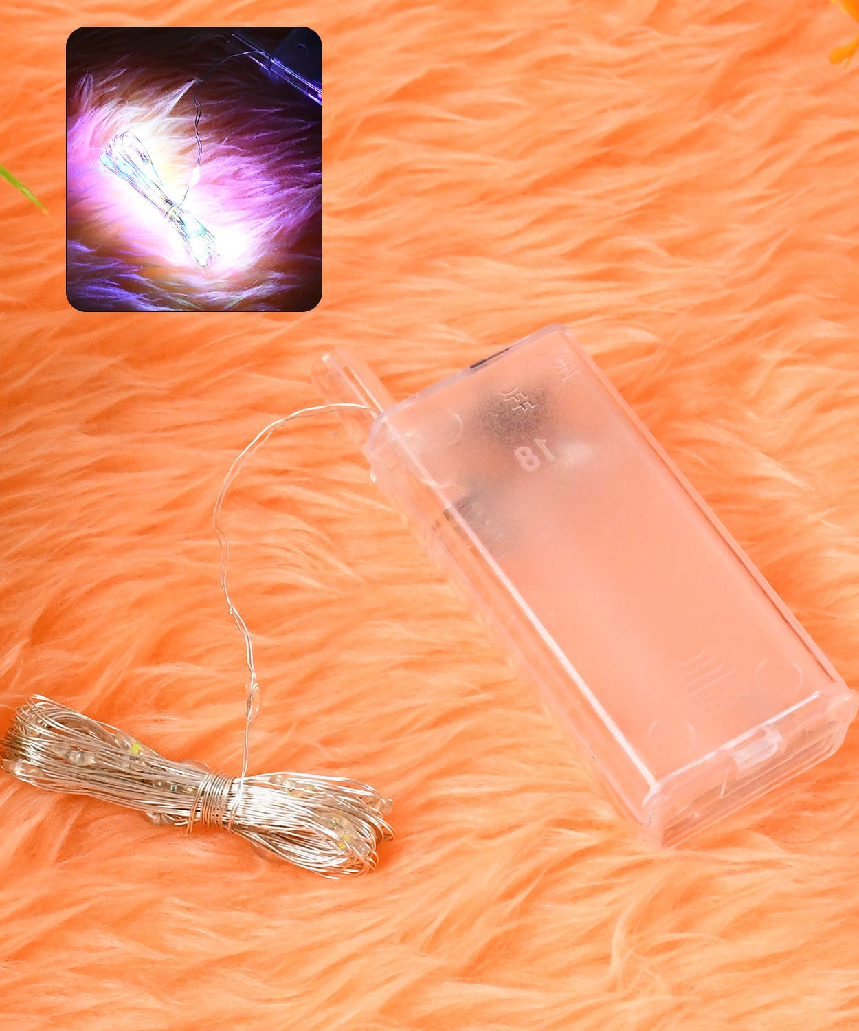 Multicolor 2AA Battery Powered, Copper Wire String Fairy Lights with 30 LEDs