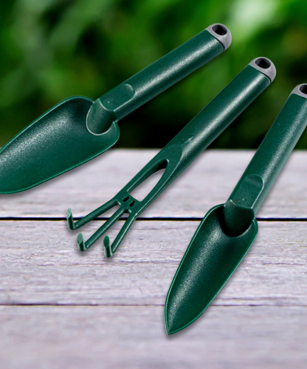 Heavy-duty mini garden trowel, hand tool for digging and planting.