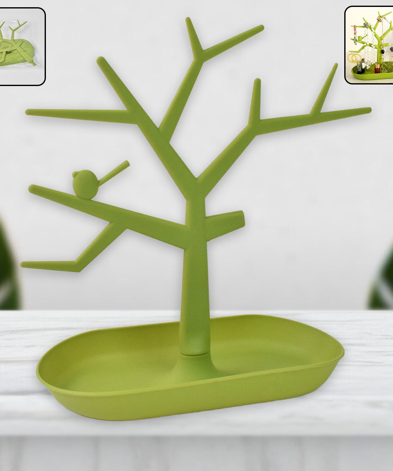 Jewellery Organizer Stand, Creative Little Bird Earrings Necklace Ring Pendant