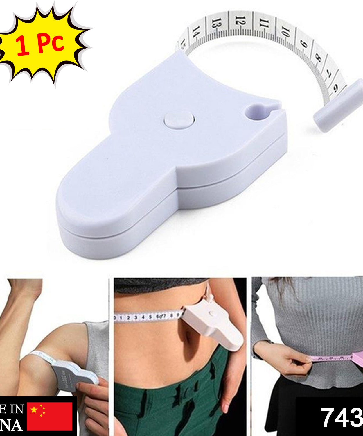 fitness measuring tape for accurate measurements.