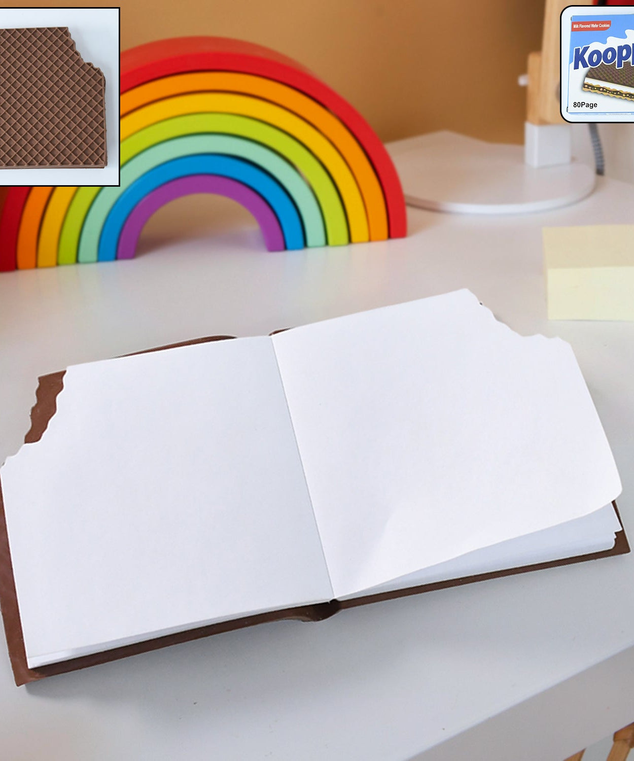 Chocolate Diary Notebooks Original Chocolate Smell  Writing Practice Book Early Learning Copybook Premium Chocolate Book ( 1Pc Book )