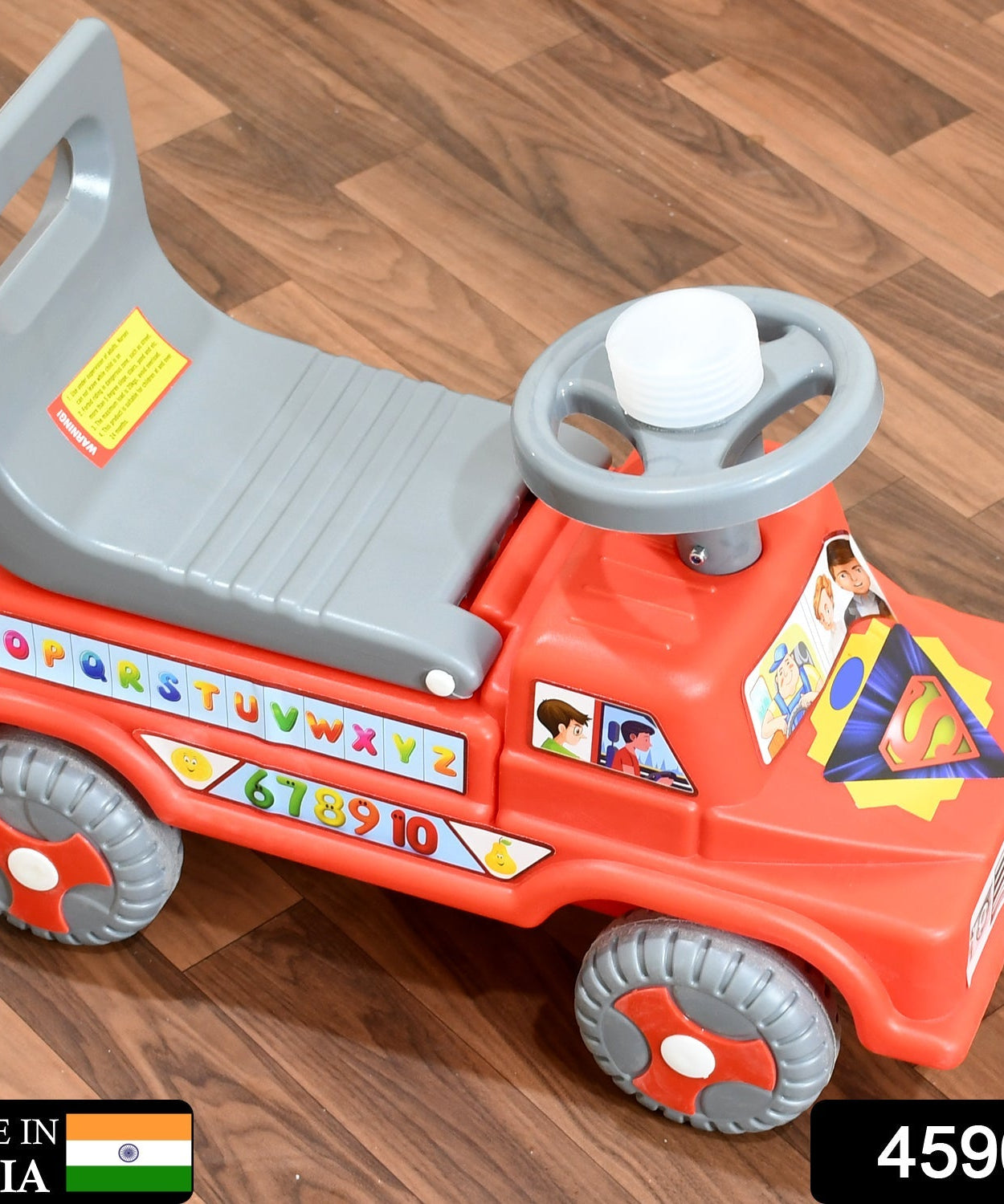 Baby Push Car with Backrest for Toddlers