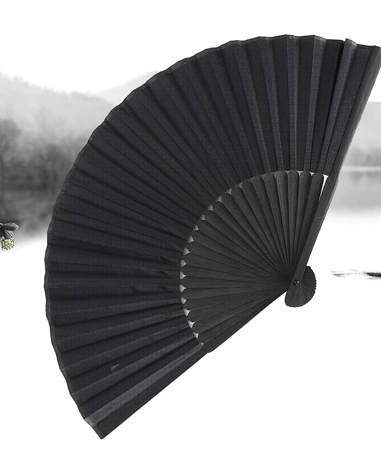 Folding Handheld Pretty Hand Fan Wedding Party Accessory Pocket Sized Fan For Wedding Gift, Party Favors, DIY Decoration, Summer Holidays (1 Pc)