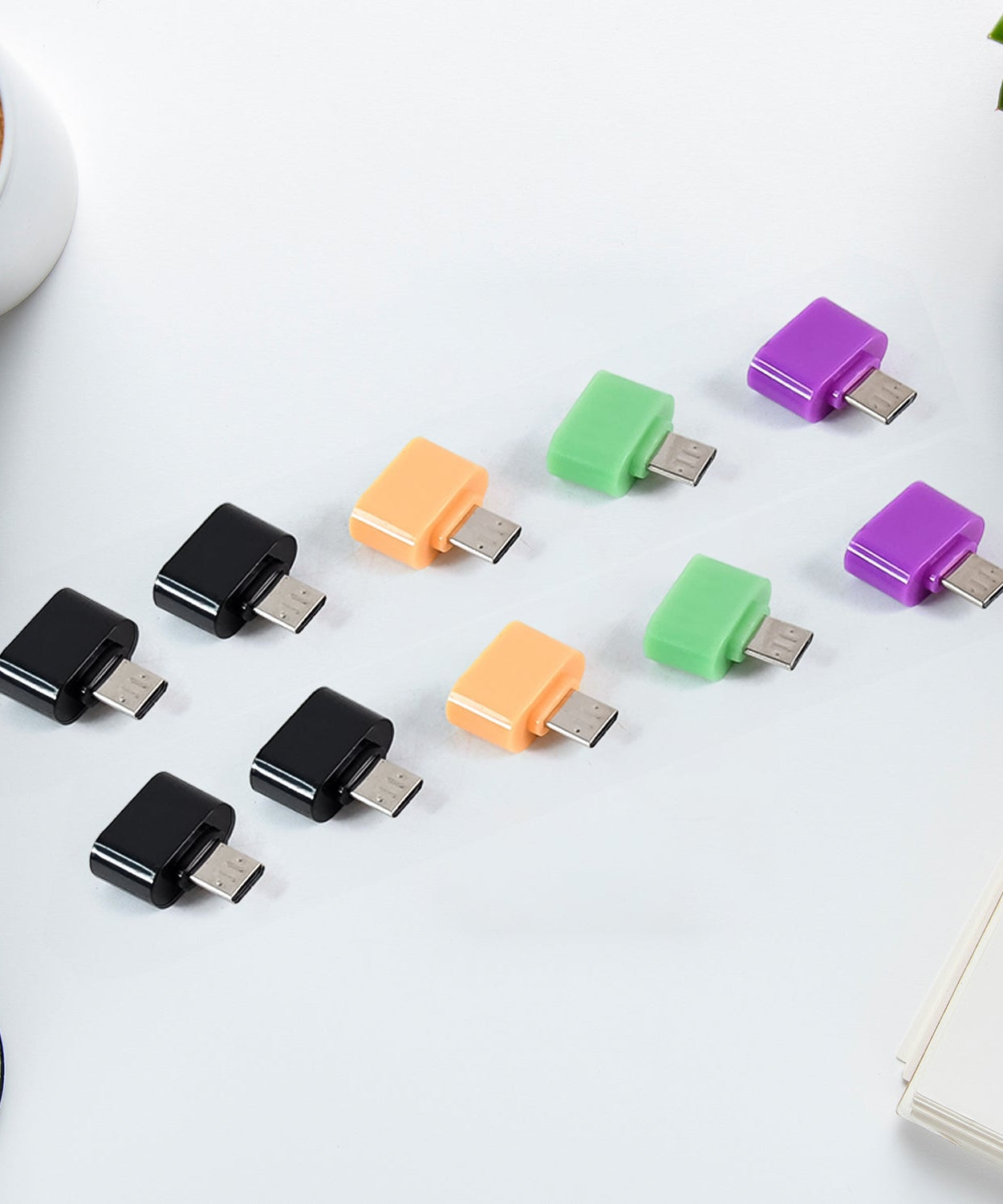 Micro USB OTG Adapter Converter (10 Pcs Set)