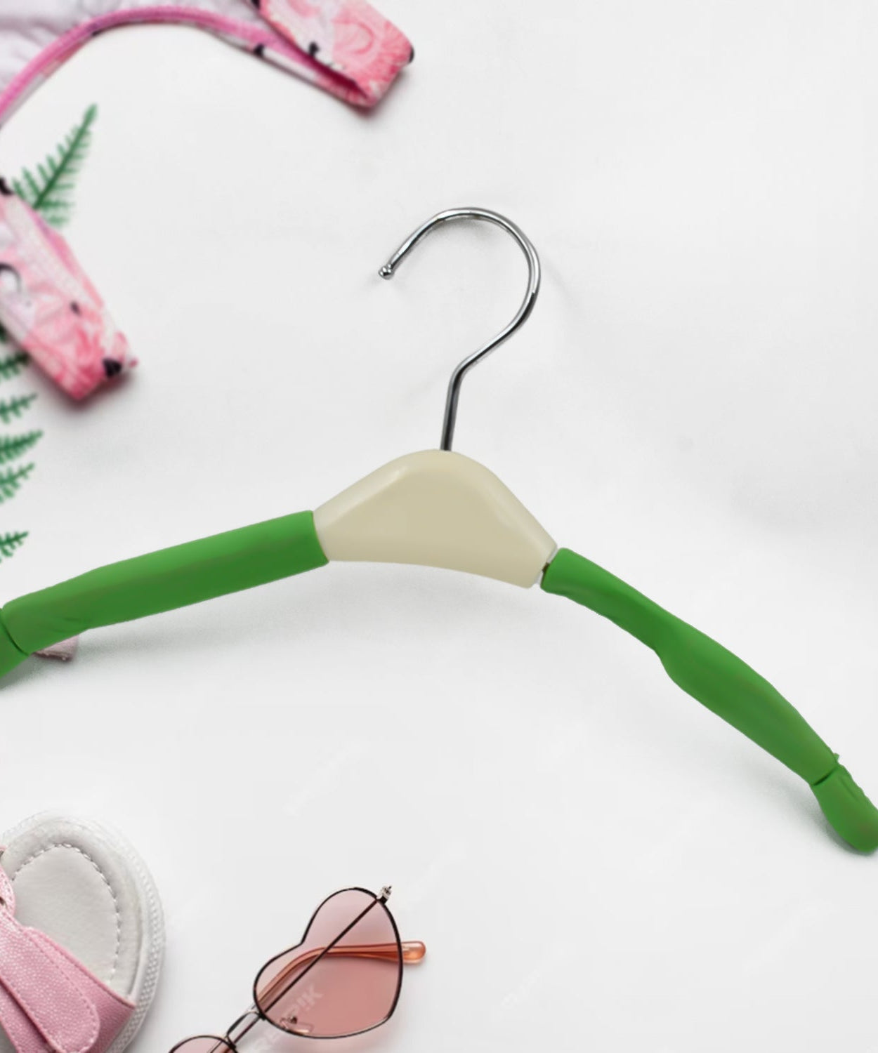 Solid Sponge Hanger Non-Slip Hanger Home No Trace Clothes Hanging Pants Clip Clothing Store Hangers, Clothes Hanger for Closet Wedding Dress Women, Men, Children Clothing (1 Pc )