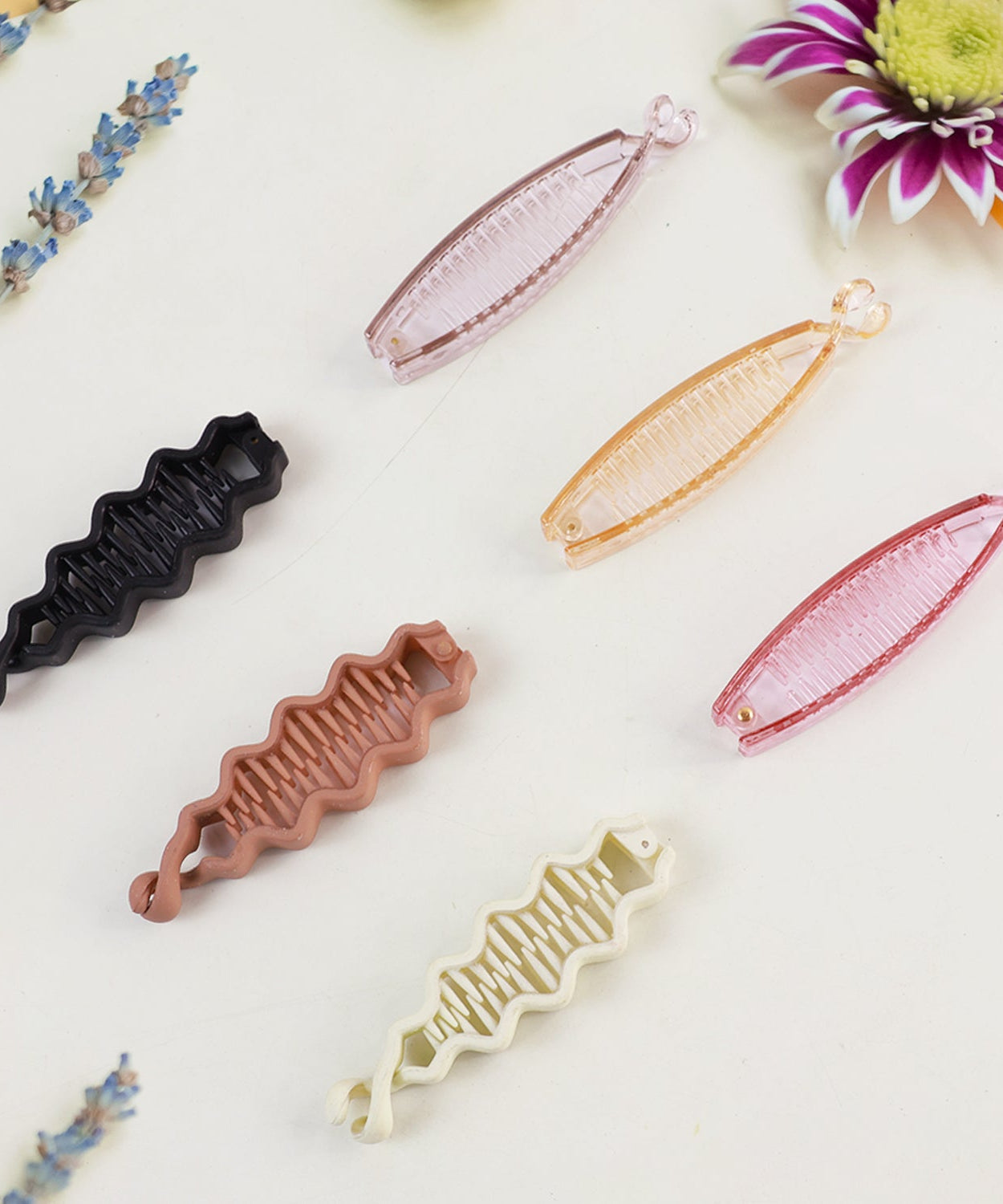 Plastic Hair Claw Clips Strong Clips (1 Pc / Mix Color), Hair accessories