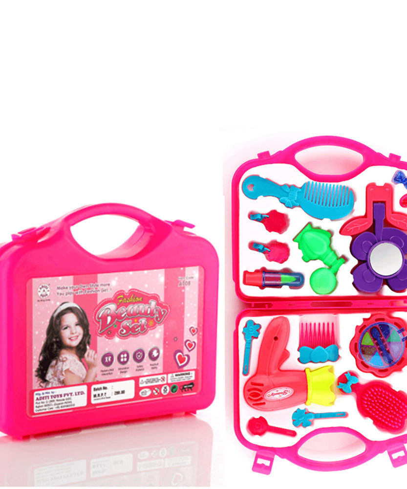 Makeup set with suitcase for girls