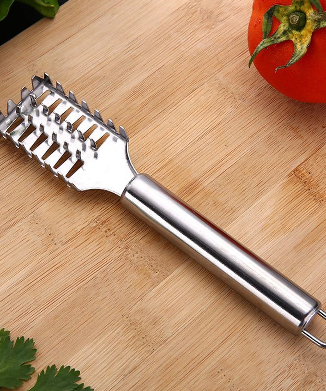 Stainless Steel Fish Scale Remover Scraper – Sawtooth Kitchen Tool