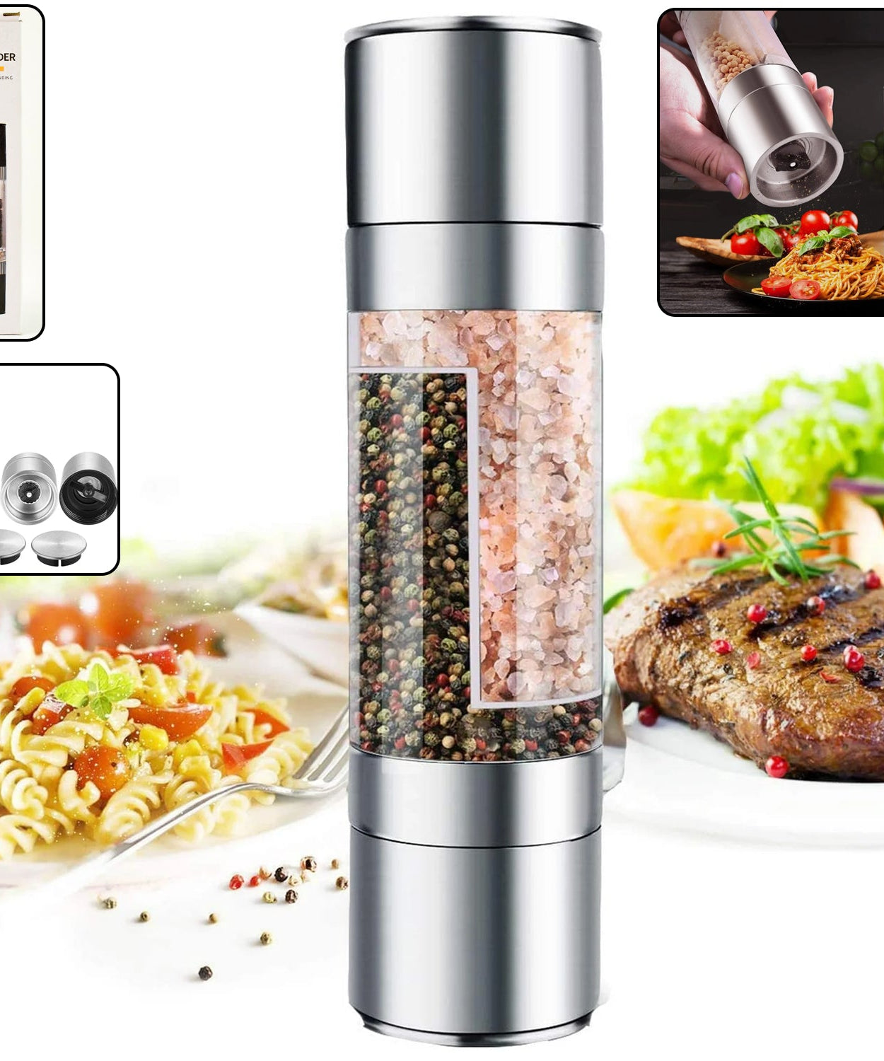 2-in-1 Salt & Pepper Grinder