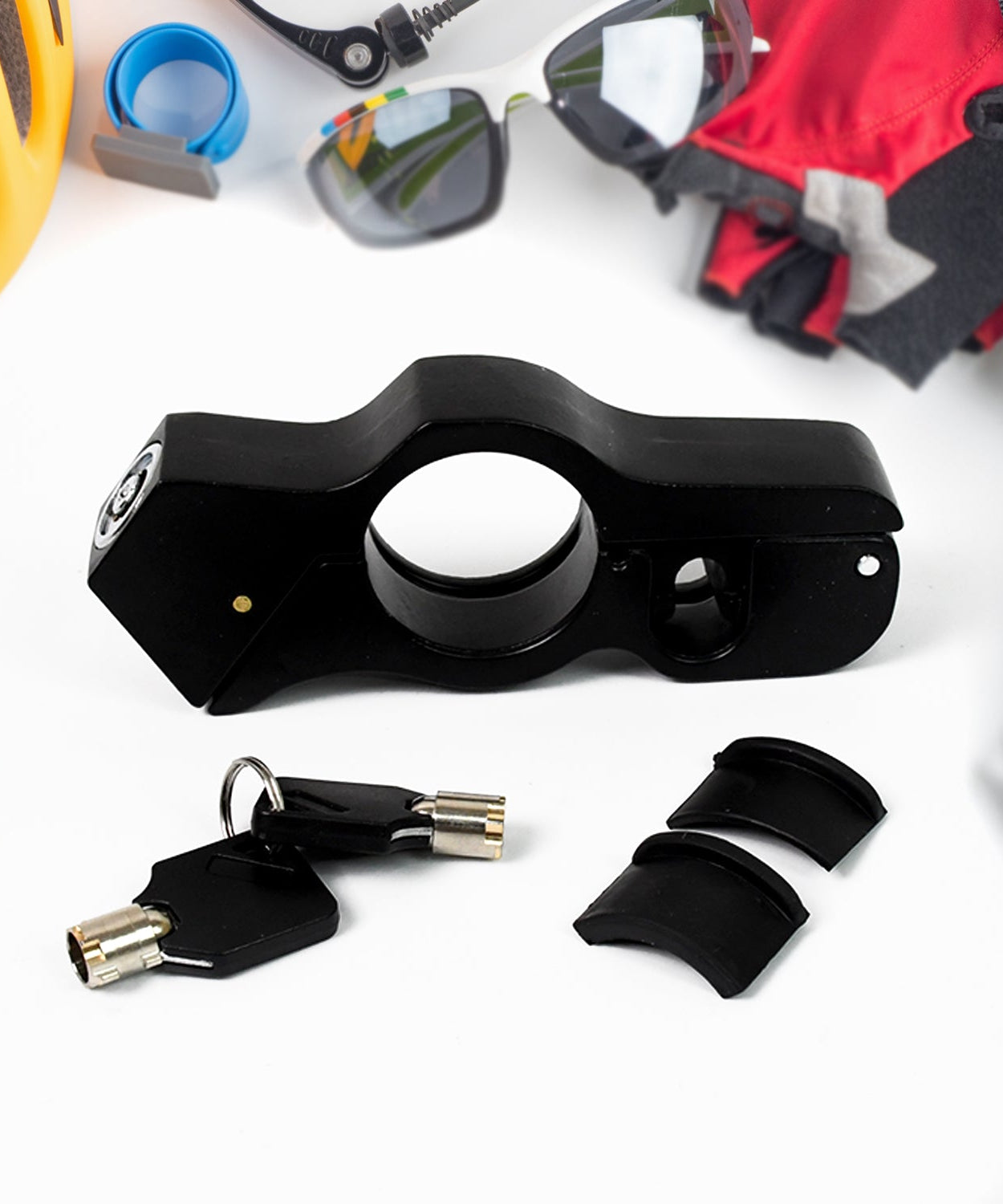 Motorcycle Grip Lock Universal Motorcycle Handlebar Throttle Grip Security Lock