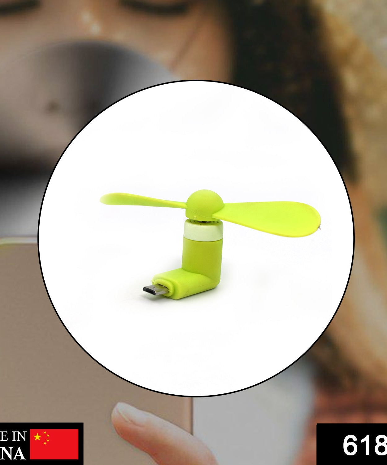 Compact USB fan for personal cooling anywhere