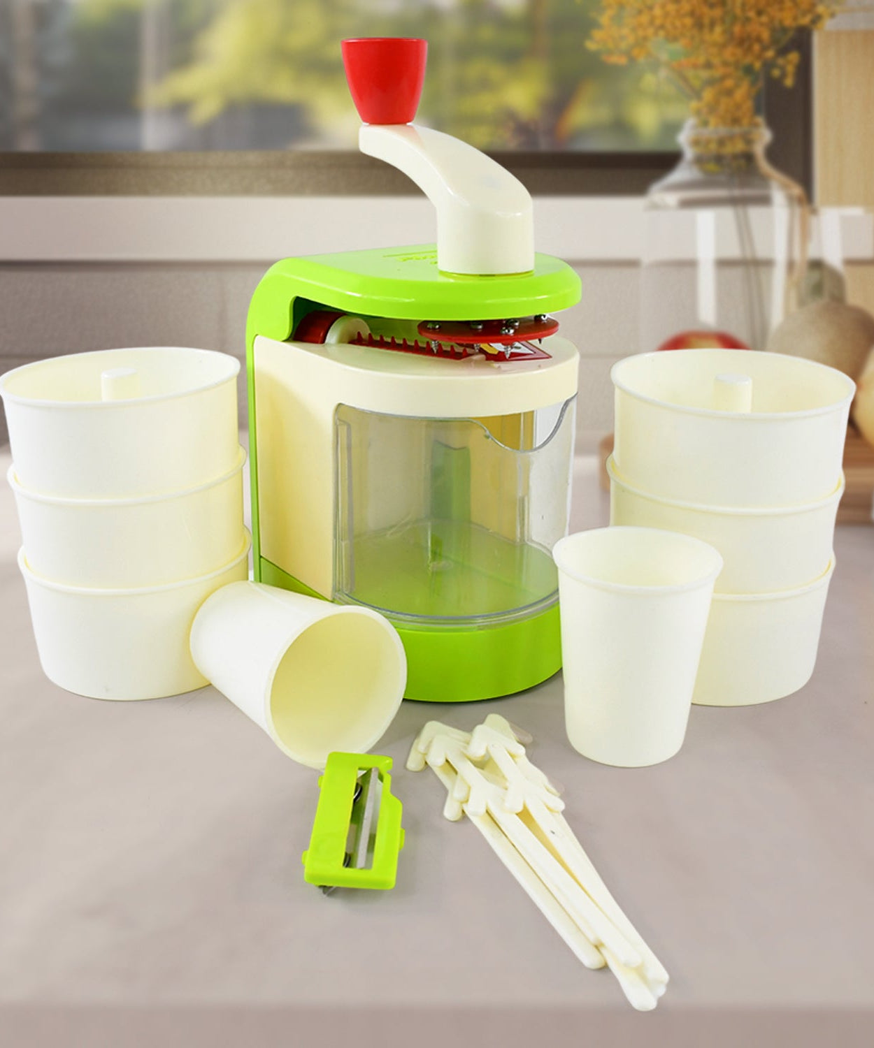 Ritu Multi-Function Spiral Potato Twister & Snack Maker Machine (1 Set)