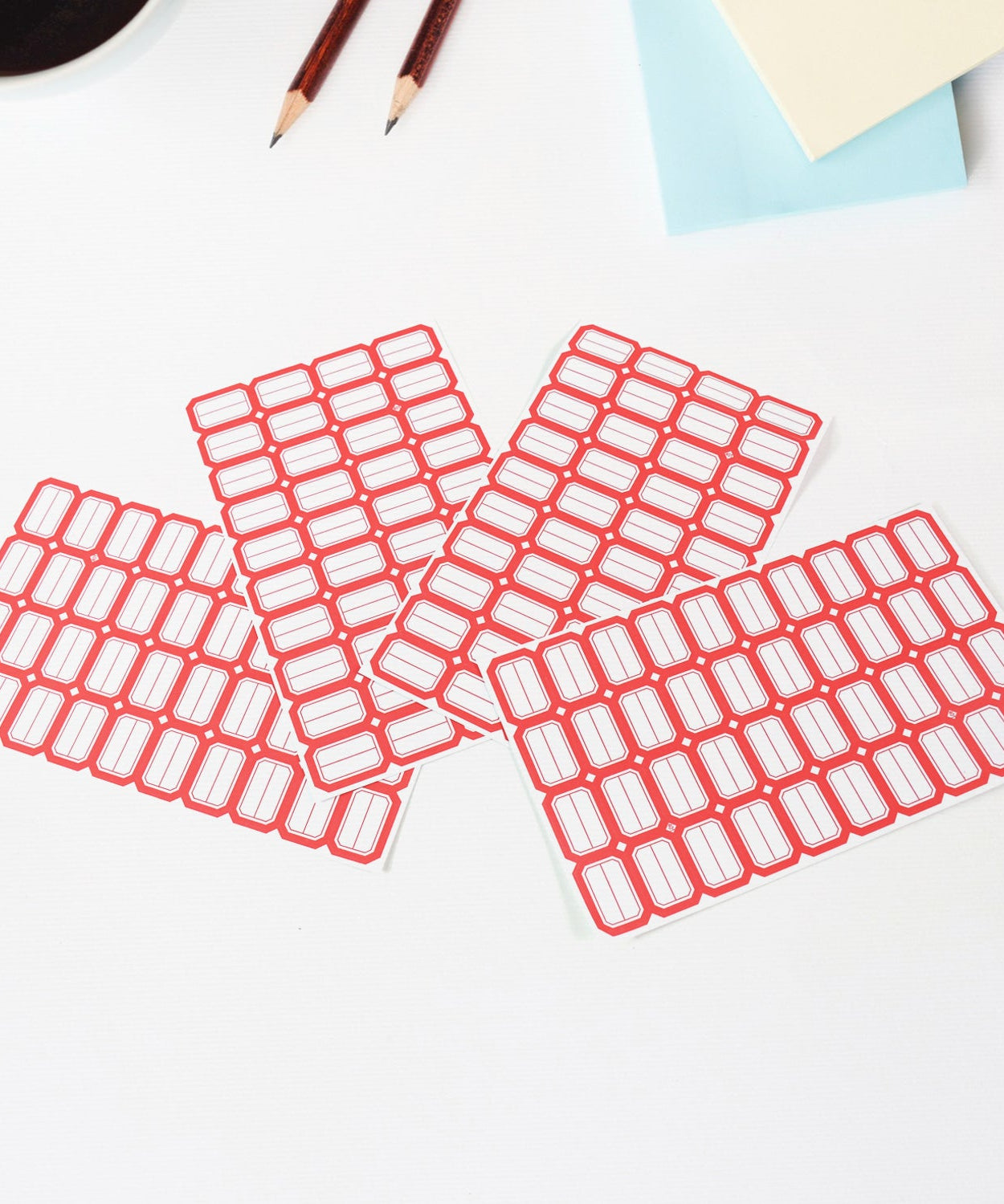 Multipurpose Blank Label Sticker Sheets