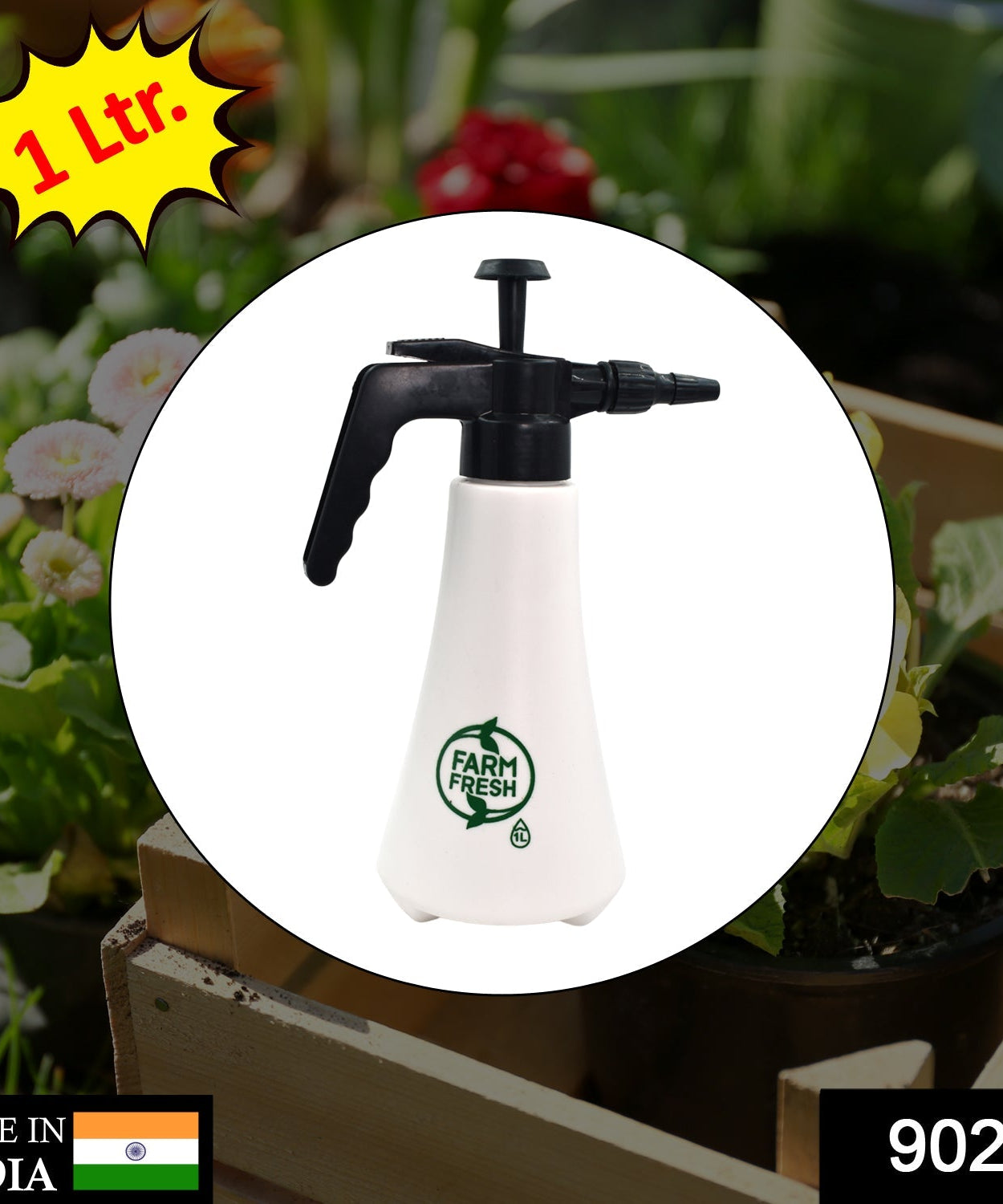 Garden sprayer for easy plant watering
