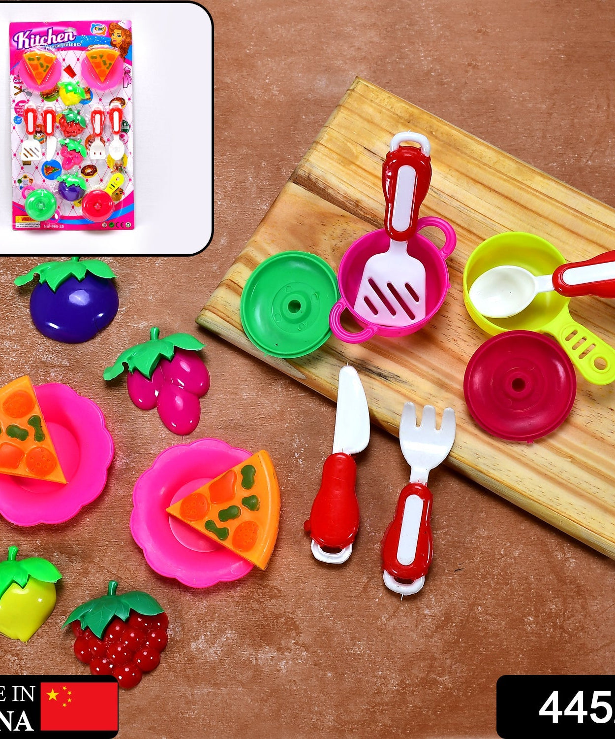 Toy kitchen set for kids