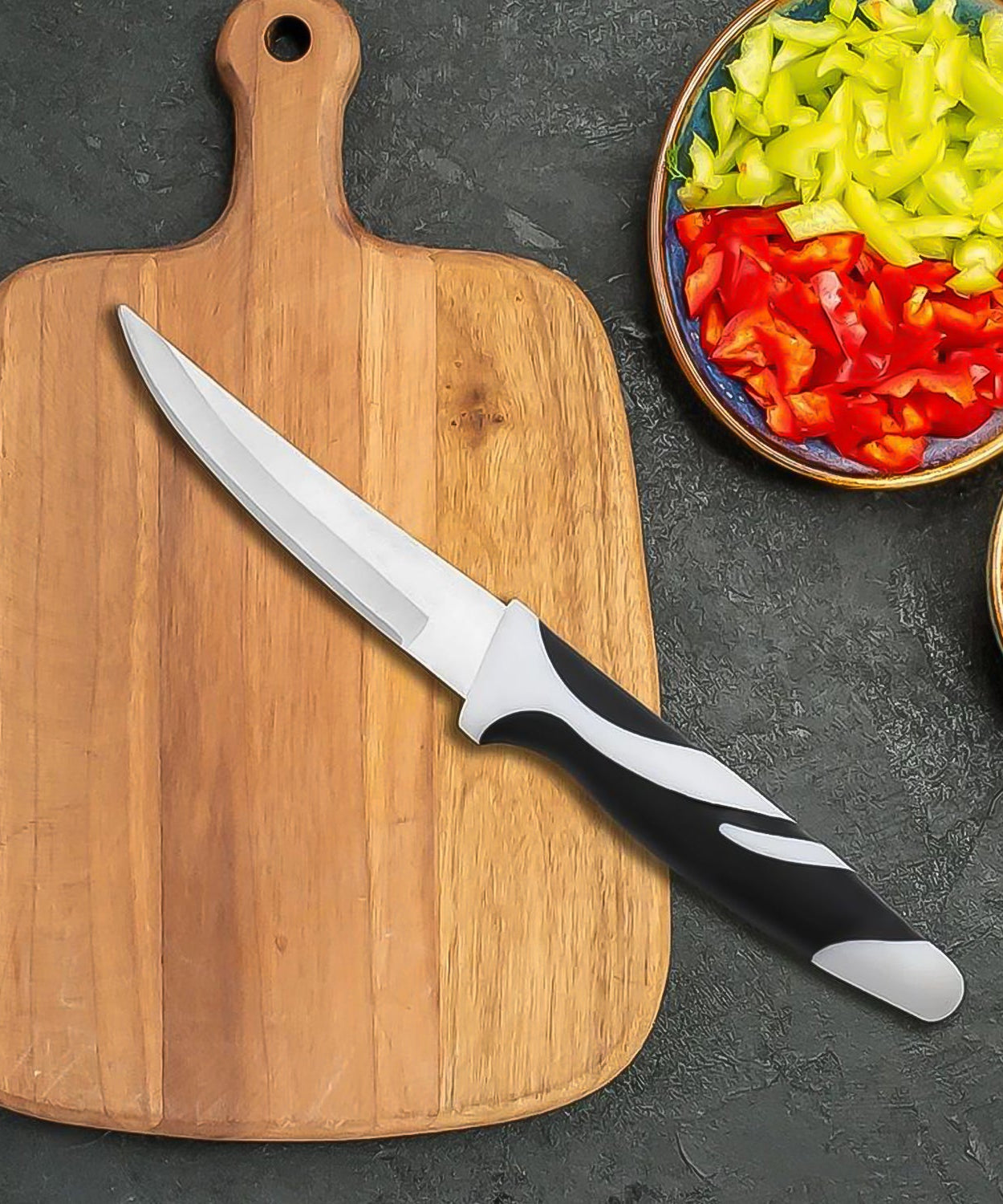 Ritu Zebra Print Cooking Knife