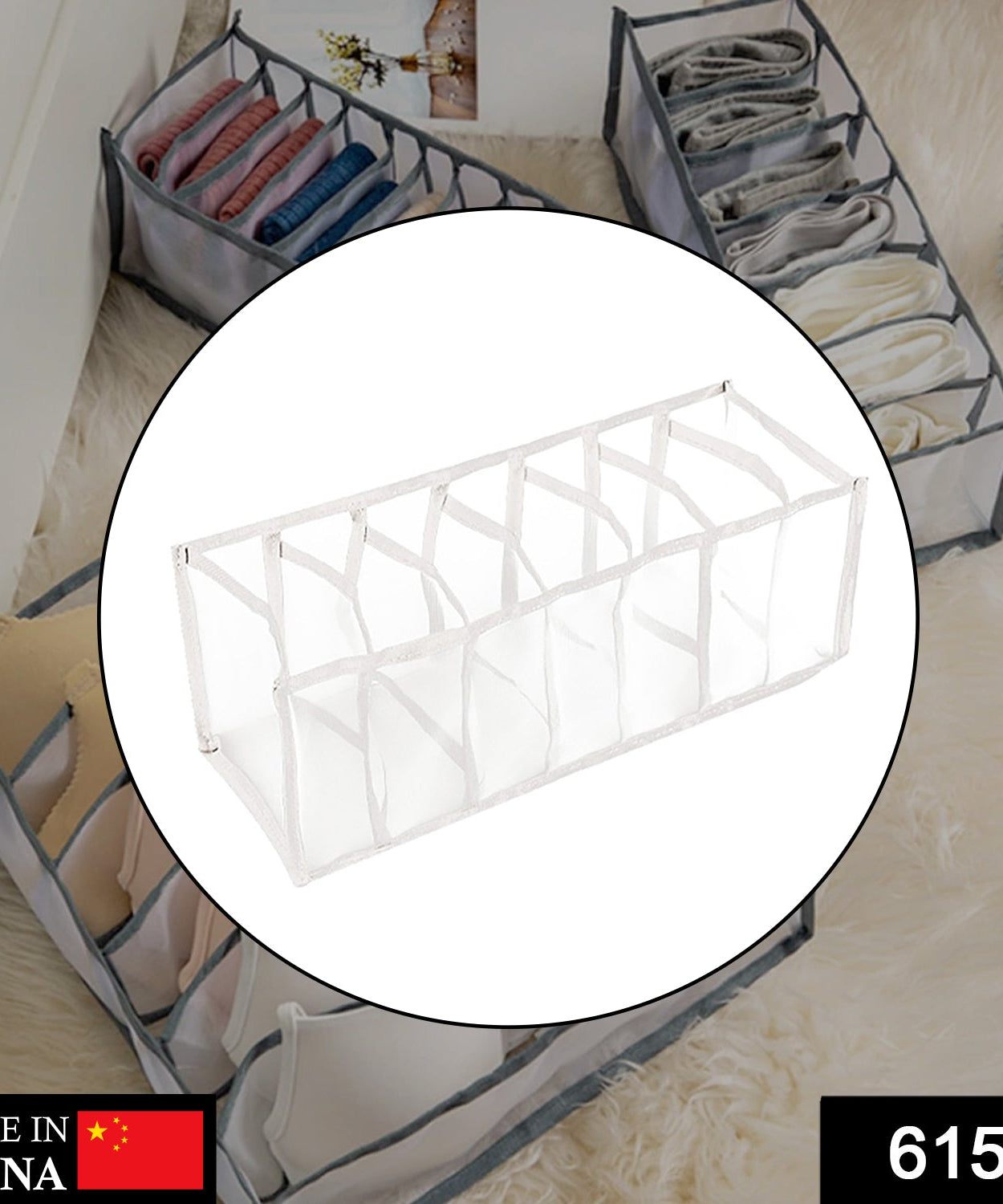 Multi-section laundry bag for efficient sorting and management