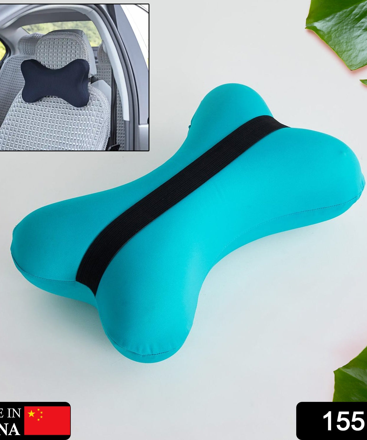 Mini microbeads travel pillow with soft cushion.