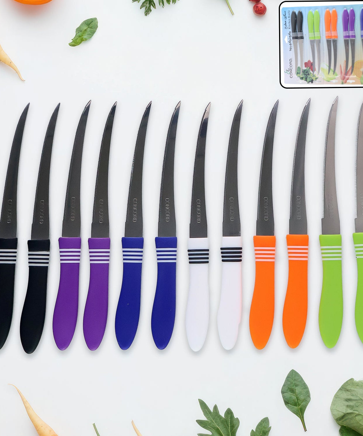 Sharp Sear Stainless Knife Set