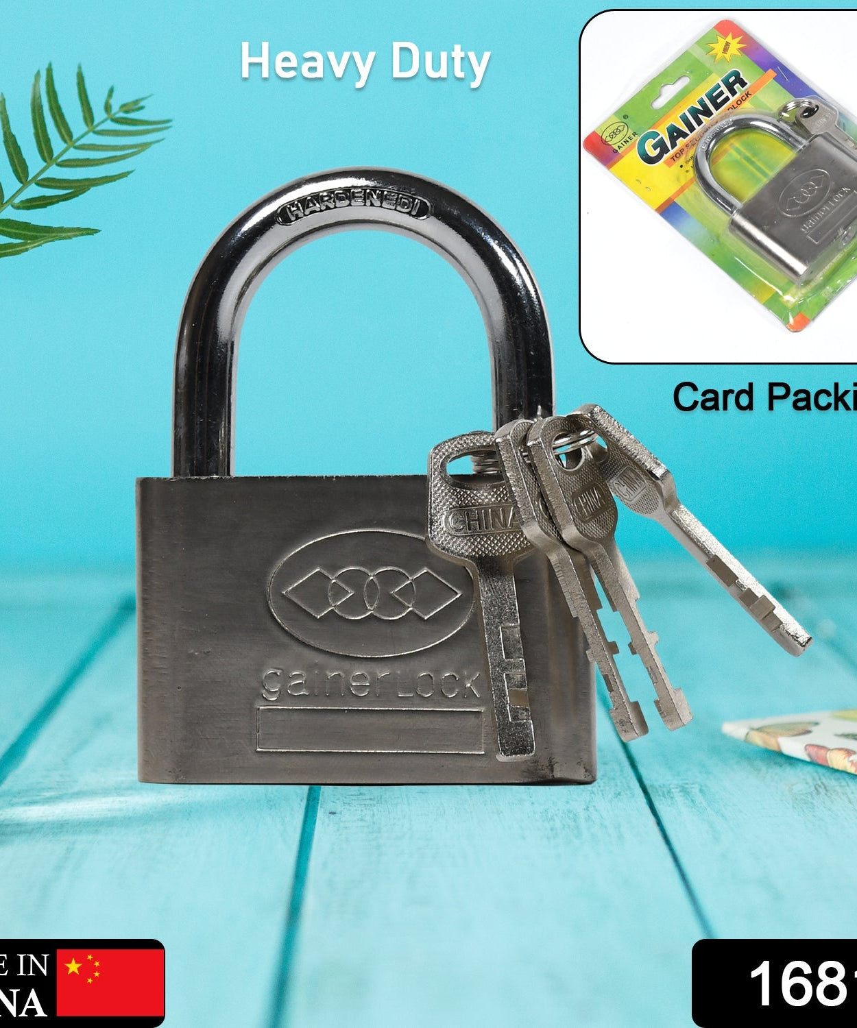 Sturdy and reliable padlock with durable construction