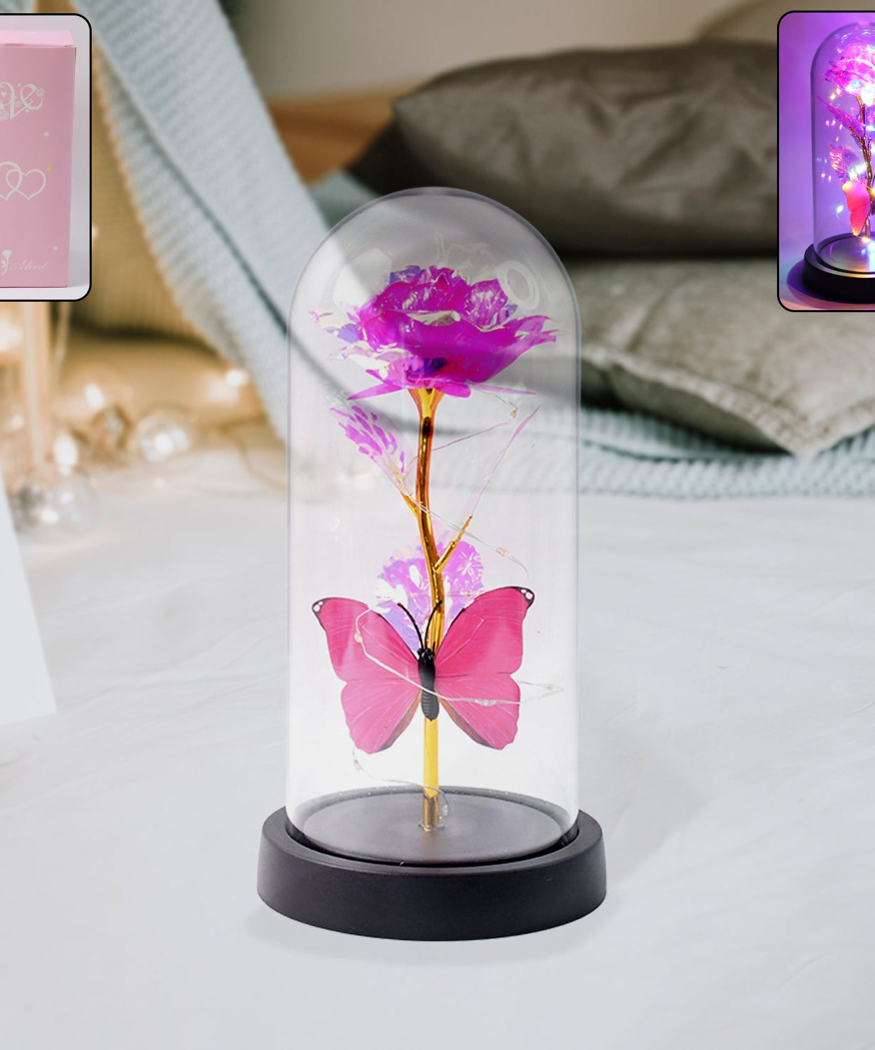 Gift Glow Eternal Rose Dome