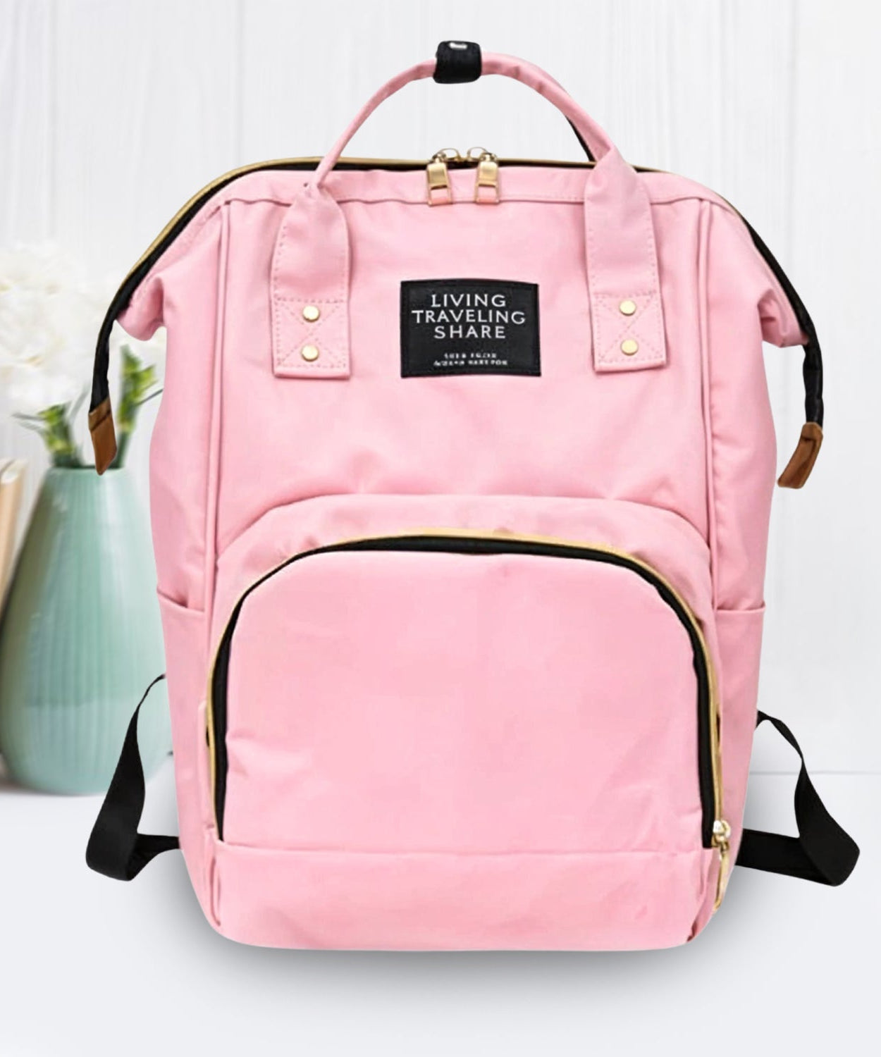 Multipurpose Large Capacity Mom's Backpack Diaper Bag (1 Pc)