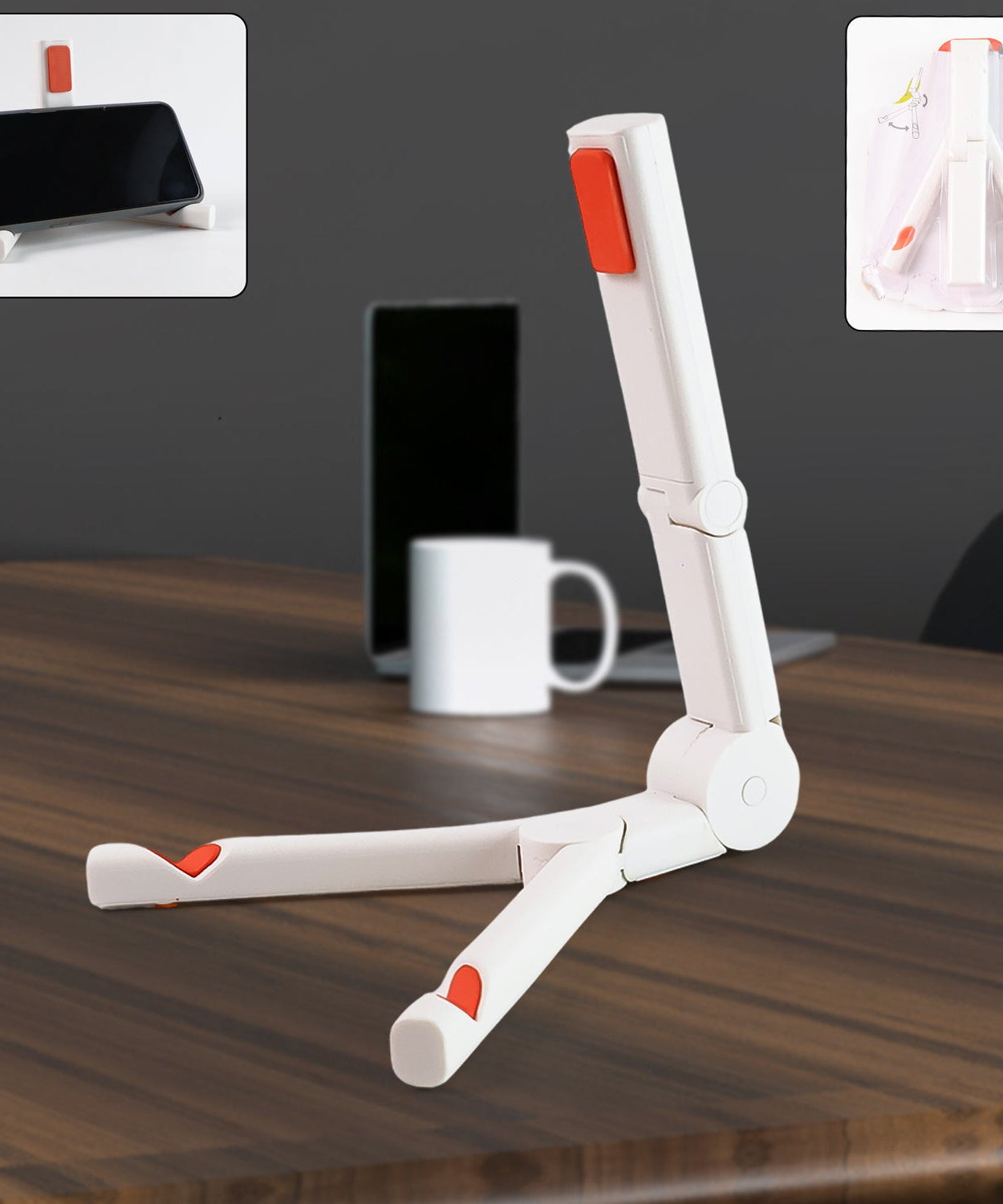 Multipurpose Adjustable Foldable Mobile Phone & Tablet Stand