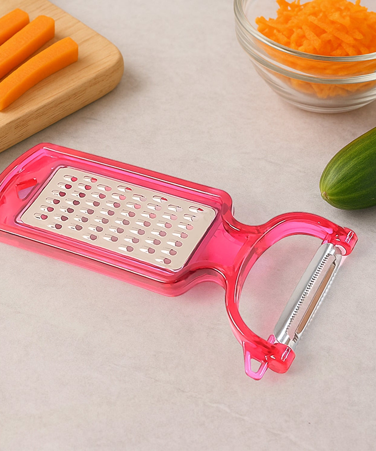 Compact 2-in-1 Kitchen Grater Peeler