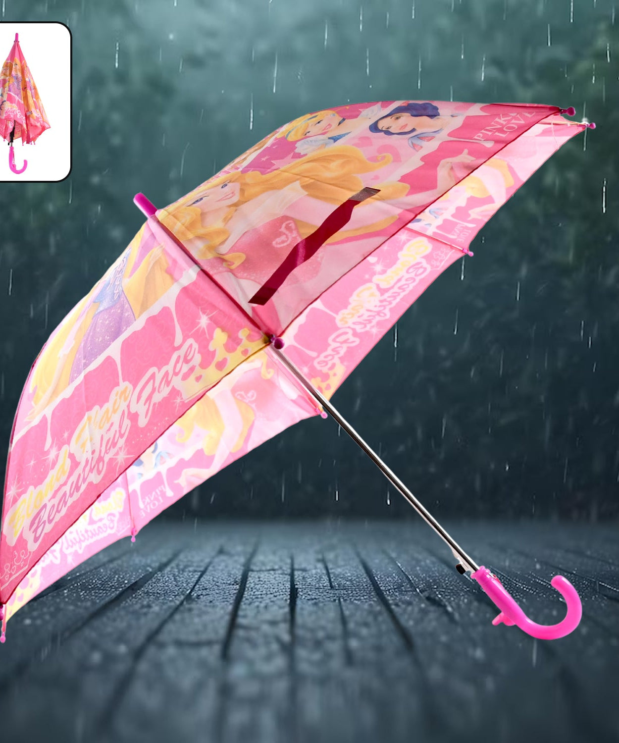 3 Fold Manual Open Umbrella | Windproof, Sunproof & Rainproof with Sturdy Steel Shaft | Easy to Hold & Carry | Umbrella for Women, Men & Kids (1 Pc)