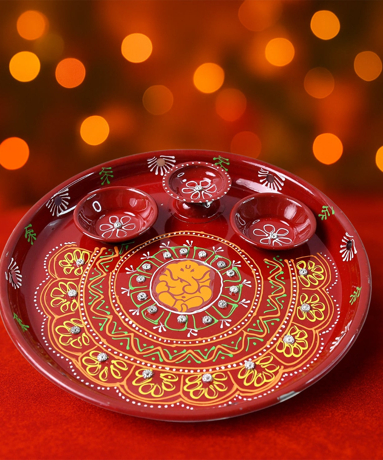 Shagun Thali Ganesha Decor Set