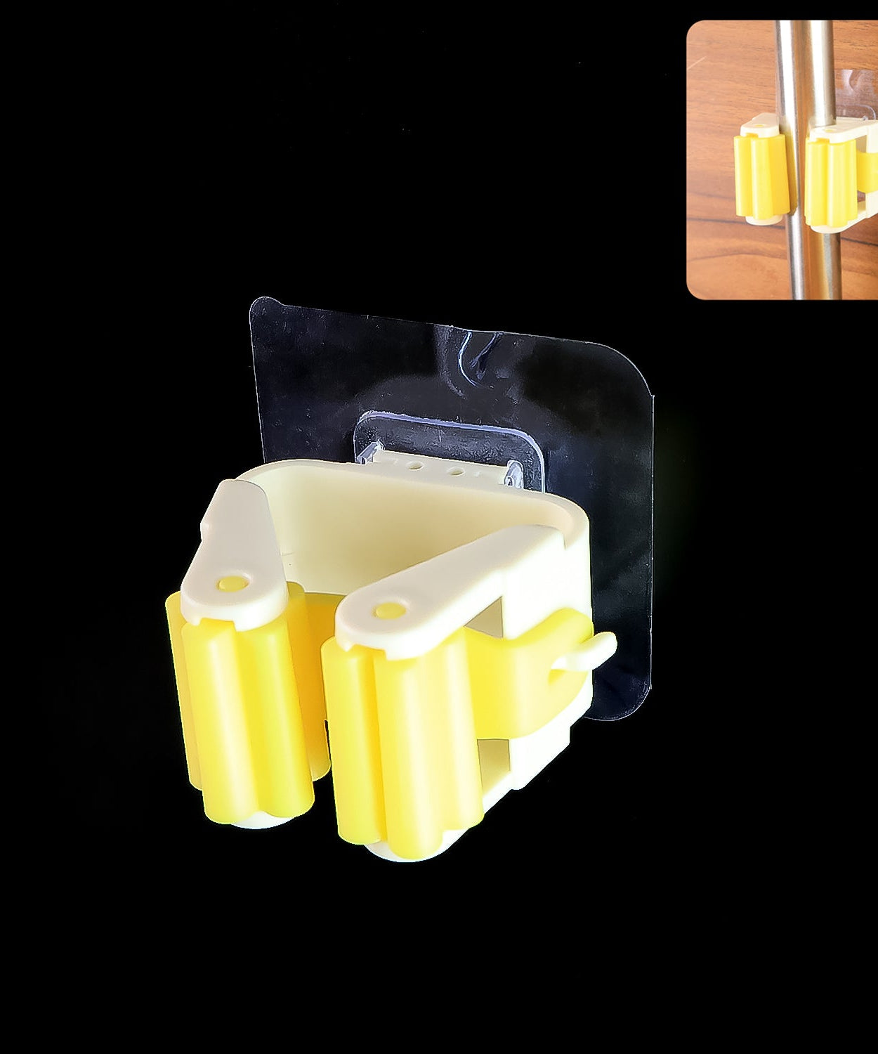 Magic Sticker Series Self Adhesive Mop and Broom Holder