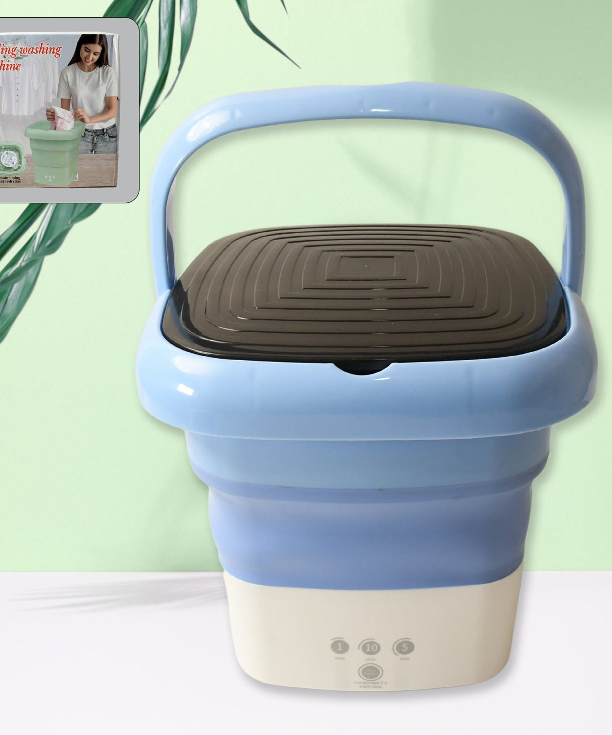 Folding Washing Machine, Mini Portable Washing Machine, Deep Cleaning, Mini Foldable Washing Machine, Suitable For Socks, Underwear, Baby Clothes & Other (1 Pc)