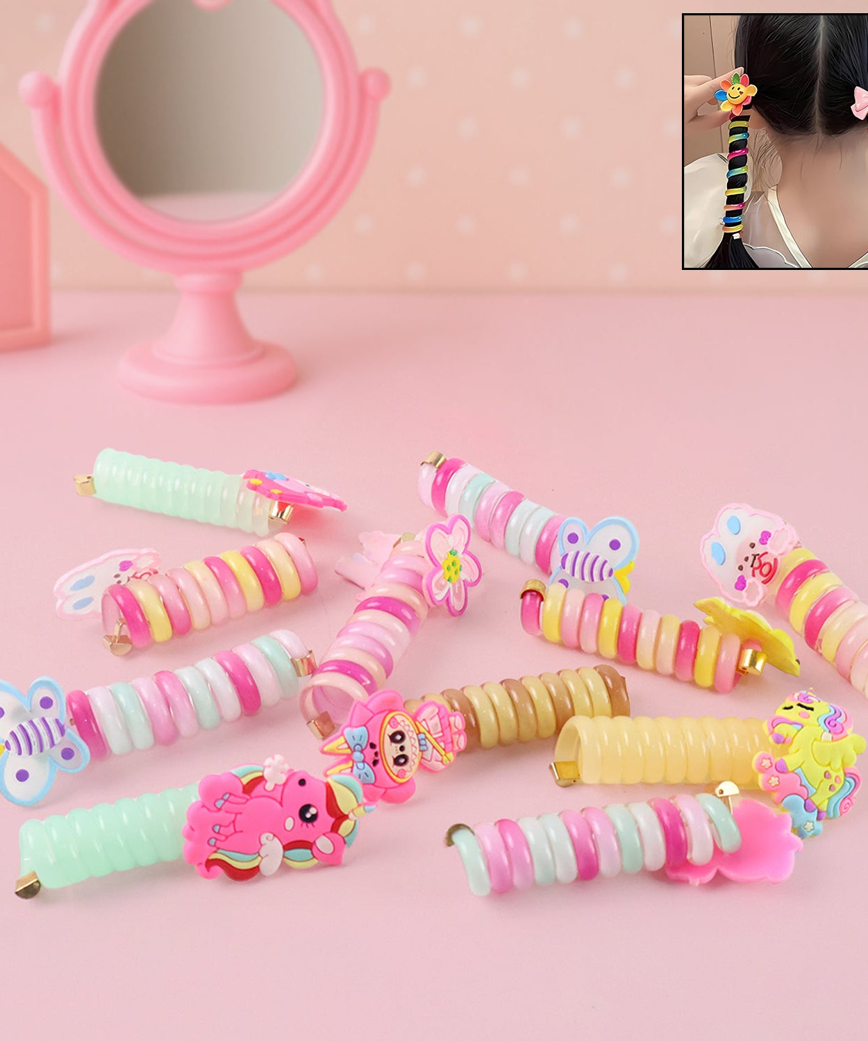 Sparkle Twist Kids’ Hair Spiral Set