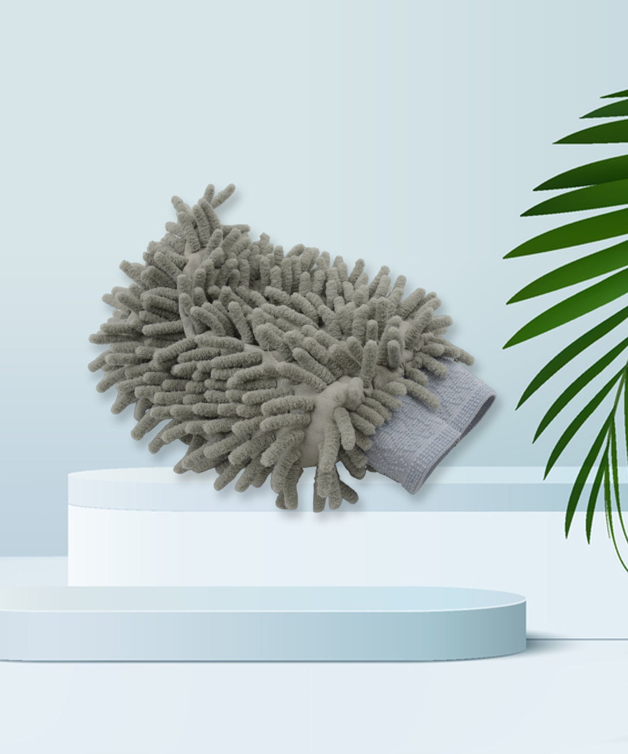 Multi-purpose microfiber glove for dusting, home and kitchen cleaning