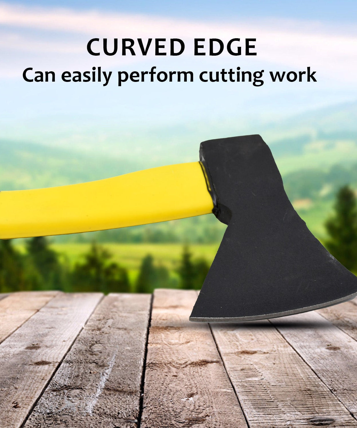 Gardening Tools Hatchet Axe, Pick Axe (850 To 900 Gm Approx)