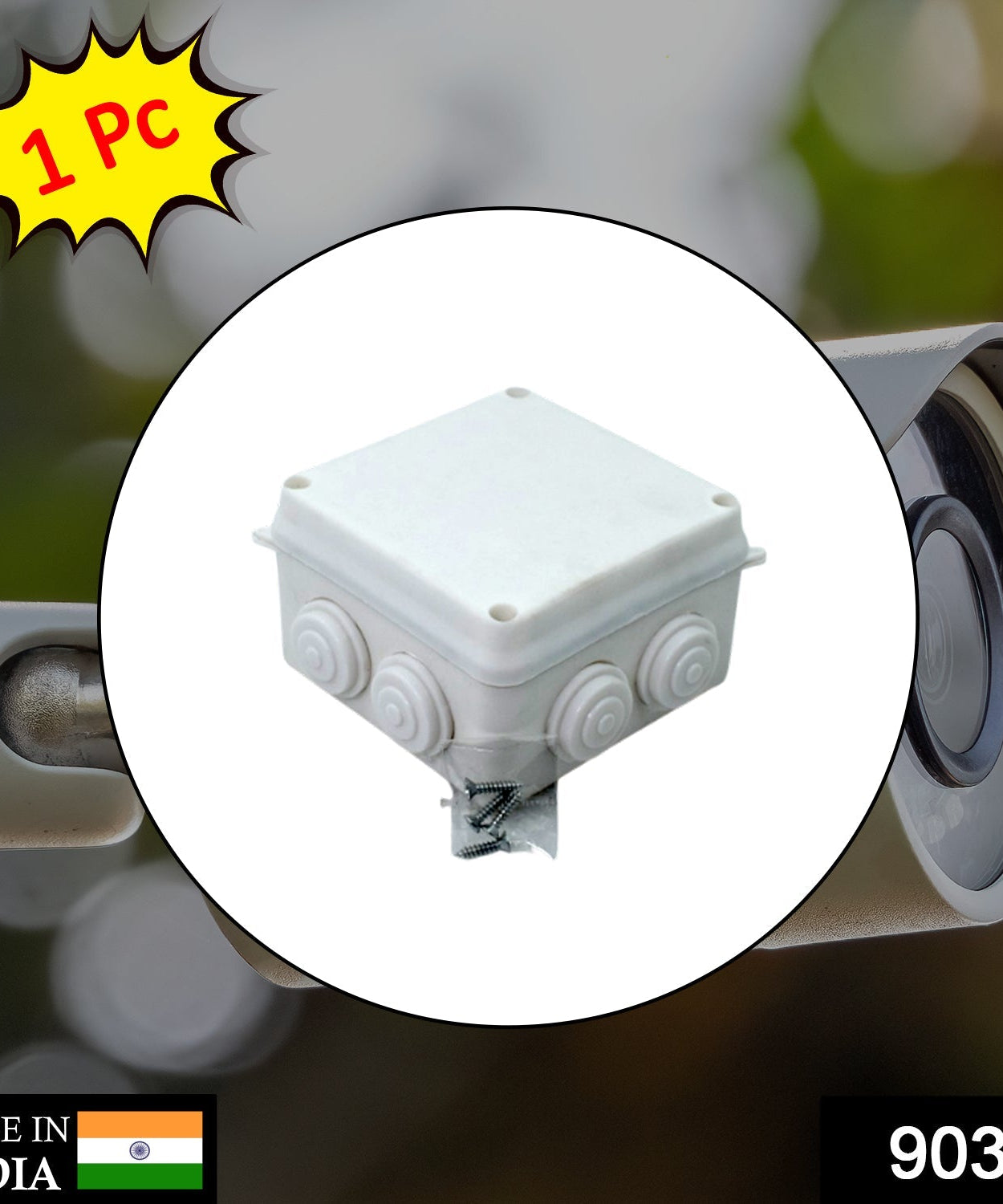 Protective square box for CCTV camera storage and safety