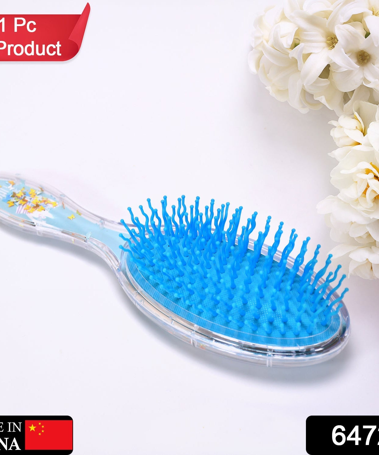 Detangling brush for curly hair